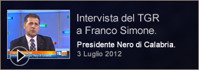 Intervista TGR a Franco Simone (Presidente Nero di Calabria)